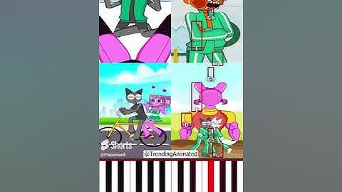 Sprunki vs Squid game part 2 (Complete Edition) #sprunki @(TrendingAnimated) - Octave Piano Tutorial