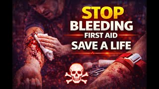 Bleeding First Aid: Stop Bleeding To Save A Life In 30 Seconds.Verified By Dr.Jones