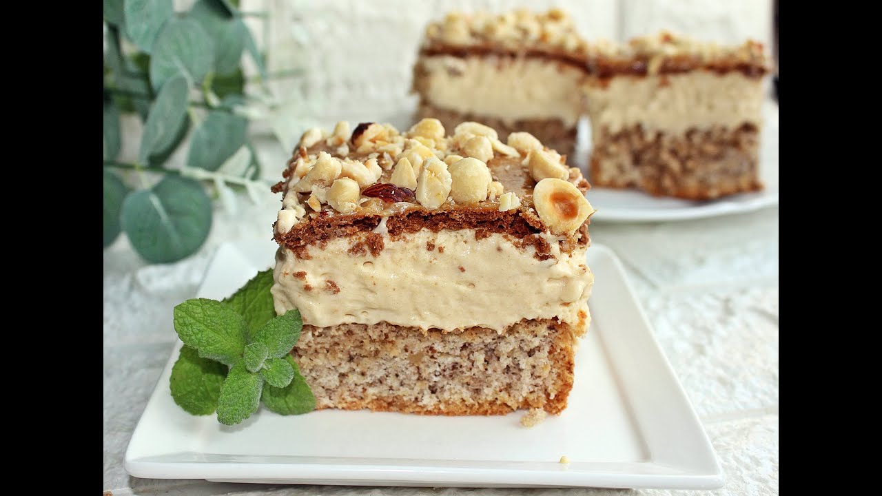 CIASTO KAJMAKOWO - ORZECHOWE  #sweet #cake #ciasto #orzechy