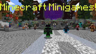 Playing Random Minigames on Minecraft Hypixel!