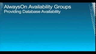 Tech·Ed North America 2011 Microsoft SQL Server Code Named Denali AlwaysOn Series,Part 1 Introducing