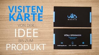 Visitenkarte Von Der Idee Bis Zum Produkt Youtube