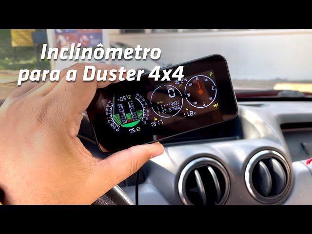 INCLINÔMETRO para a DUSTER 4x4 (+bússola e relógio) - Mr Cartool M60 