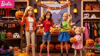 Barbie Doll Family Halloween Costume Store Shopping | Finding the Perfect Pumpkin! 🎃