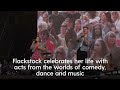 Stars perform at Flackstock festival in honour of Caroline Flack