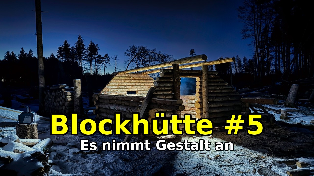 Die Ausmaße der Blockhütte werden sichtbar | Teil 5