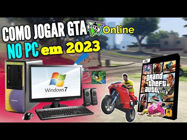 Como JOGAR GTA 5 ONLINE no PC! (Atualizado 2023) 