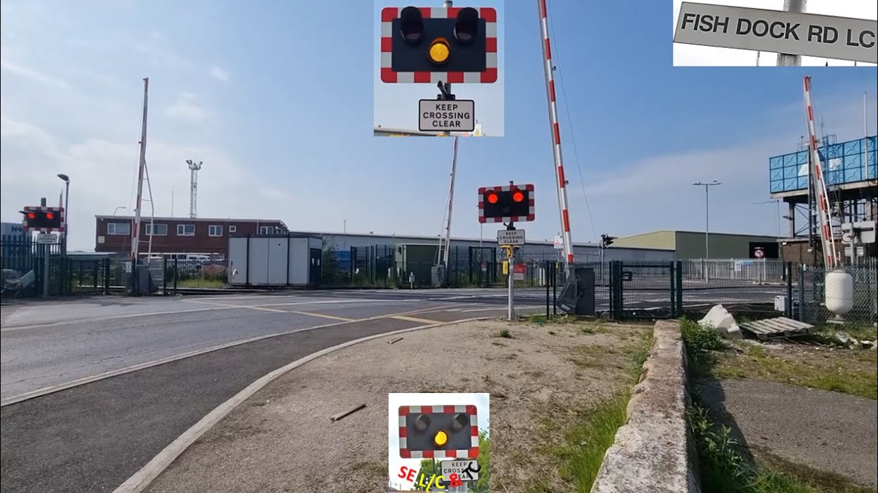 Fish Dock Rd Grimsby (Fish Dock Road) Level Crossing, Lincolnshire - YouTube