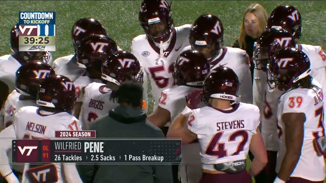 Wilfried Pené on ESPN ACC Network — First US TV Appearance | Road to NFL Draft 2025