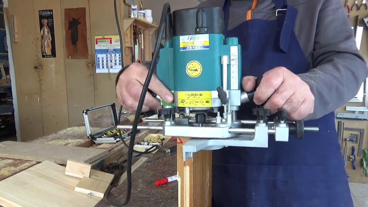 como realizar colas de milano con la FRESADORA-ROUTER. www.tasarestaura ...