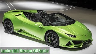 The 2020 Lamborghini Huracan EVO Spyder