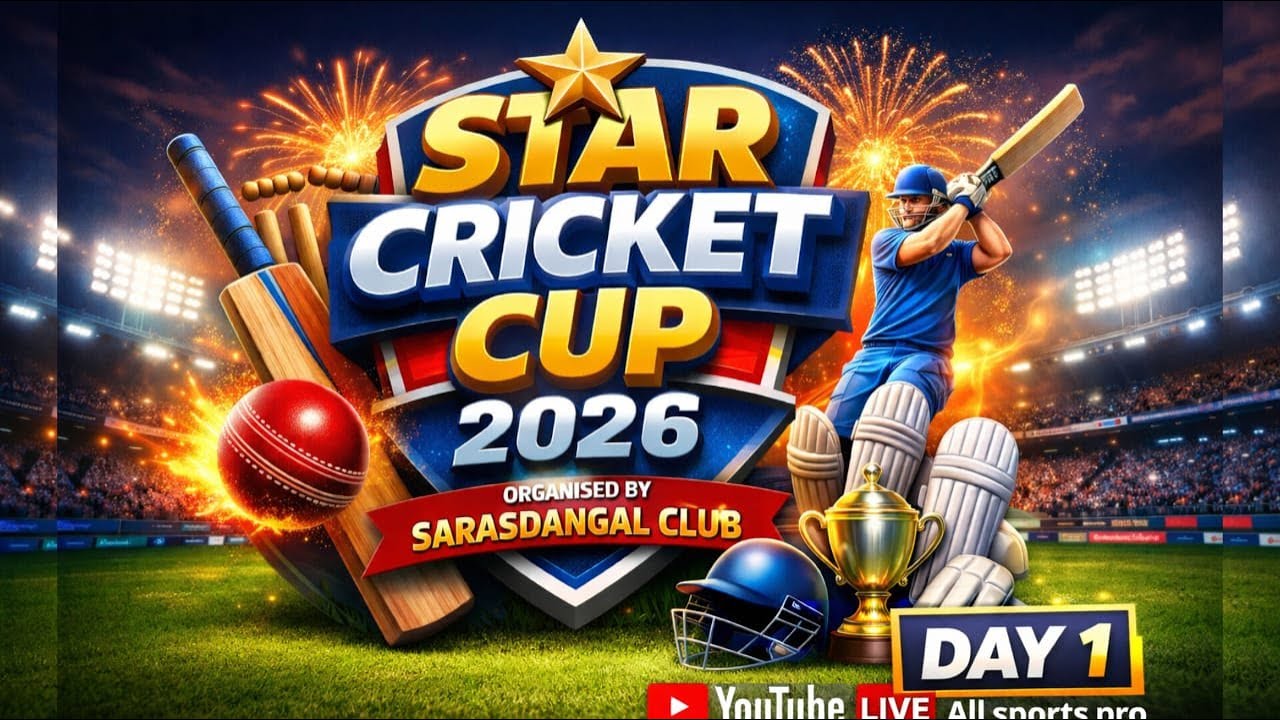 STAR CRICKET CUP 2026 ORGANISED BY SARASDANGAL CLUB  | AT JHARKHAND , DIS :- DUMKA