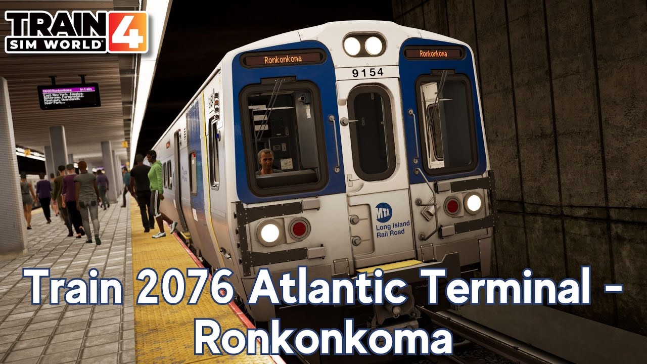 Train 2076 Atlantic Terminal Ronkonkoma LIRR Commuter M9 Train train-2076-atlantic-terminal-ronkonkoma-lirr-commuter-m9-train
