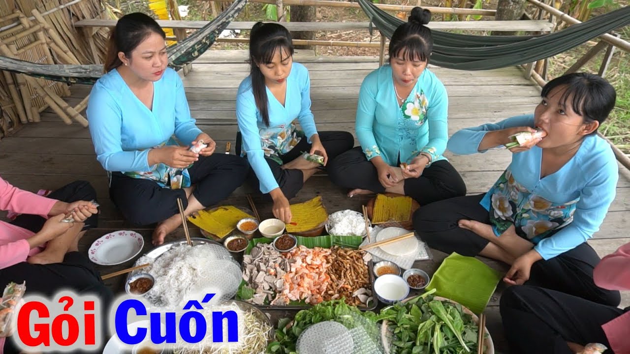 Gỏi Cuốn nhiều Tôm Thịt Ăn Hoài Không Hết, Quà Tặng Bất Ngờ của Bác Thái -Tập 02