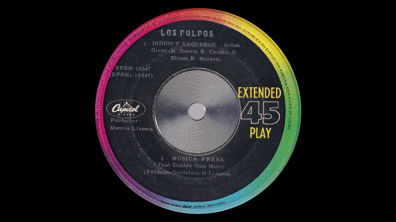 Los Pulpos - Indios y Vaqueros (Garage beat, México)