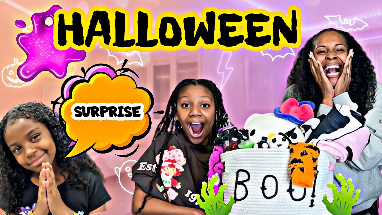 ЭПИЧЕСКИЙ сюрприз в виде корзинки с бу-игрушками от Bestie! 🎃 Распаковка + Веселые истории!