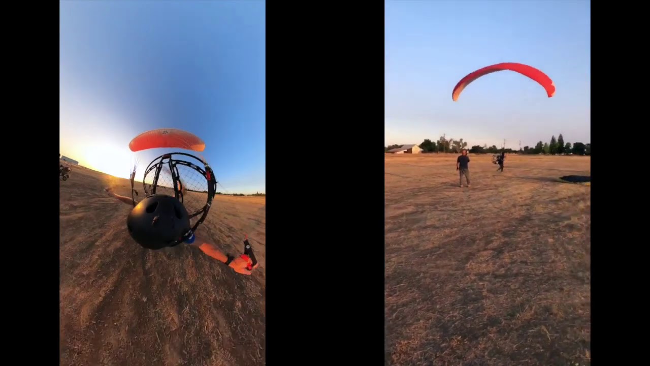 Powered Paraglider Crash on Launch! YouTube