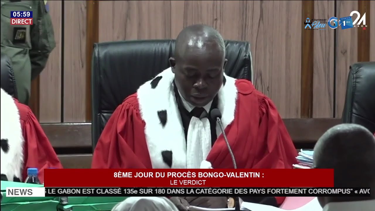 🔴Procès BONGO VALENTIN : 8ème jour/ le verdict