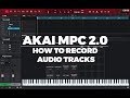 Tutoriel akai mpc 24  comment enregistrer des pistes audio