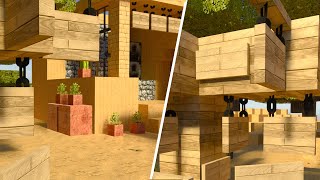Gameplay with upcoming Realistic RTX pack 2.2 for Minecraft Bedrock / 4K