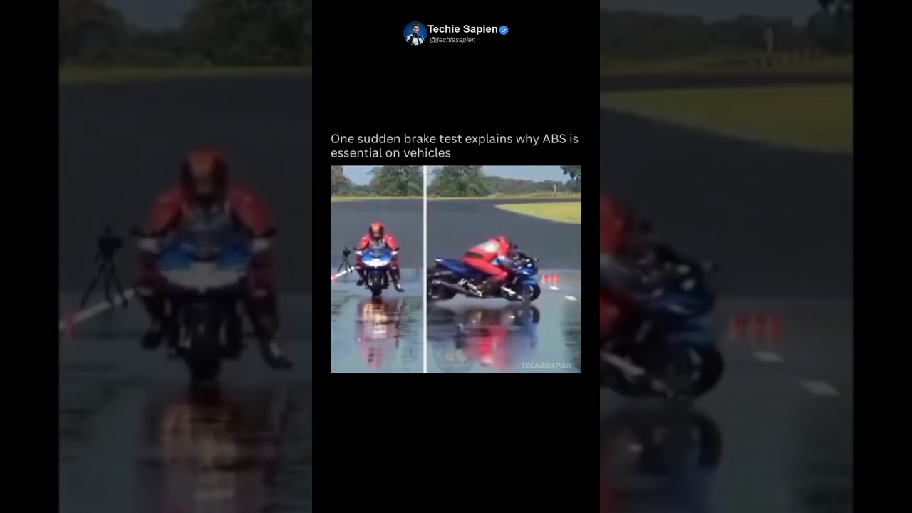 Why ABS Is So Important on Motorcycles 🏍️🛑