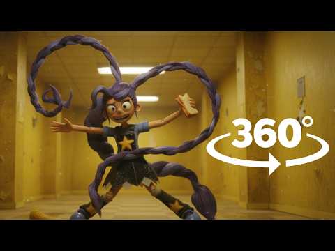 Lily Lovebraids Chasing You IN The Backrooms walkthrough | chapter 5  360° VR 4K