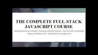 59-THE COMPLETE FULL-STACK JAVASCRIPT COURSE