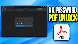 How to Remove Password from PDF Without Any Software (Free Way)