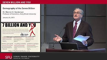 Introduction to Demography, the 7 Billion, and You lecture at SFU