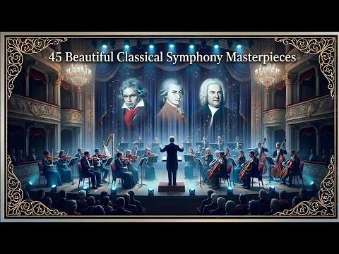 45 Beautiful Classical Symphony Masterpieces That Touch the Soul 🎻Vivaldi, Mozart, Bach, Strauss