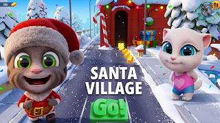Talking Tom Gold Run Santa Village 🎅🎄 ┃ Santa Tom Christmas Adventure screenshot 3