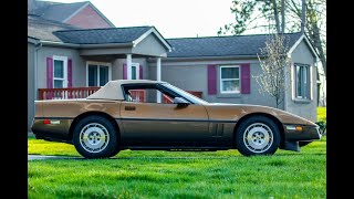 1986 Chevrolet Corvette Pace Car Convertible Walk-around Video