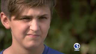 Video: Tolland student hailed a hero after helping bus driver during medical emergency