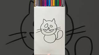 How To Draw A Black Cat For Halloween