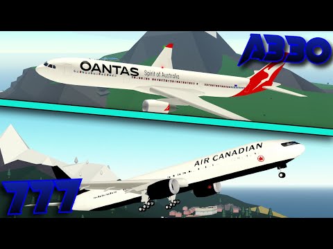 Boeing 777 VS Airbus a330 | Who Would Win? (Roblox PTFS)