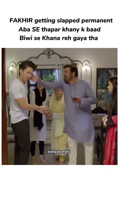 🤣 Fakhir getting  slapped  permanent  🤣 #samarabbas #ainaasif #mayiri #shorts#ainaasifofficial95