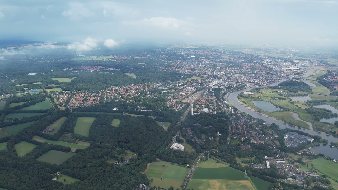 Arnhem Oosterbeek Nederland van boven drone beelden