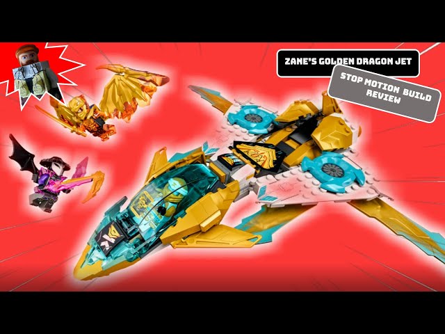 LEGO NINJAGO | Zane's Golden Dragon Jet 71770 | Speedbuild | Stop