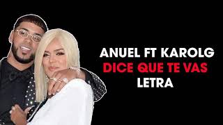 Download Lagu Anuel AA, Karol G - Dices Que Te Vas MP3