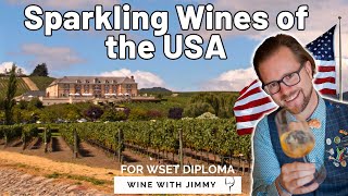 The sparkling wines of the USA for WSET Level 4 (Diploma)
