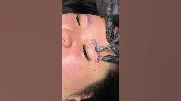 Brow lamination & Stain 💖 #browlaminationtutorial #browlamination #brows