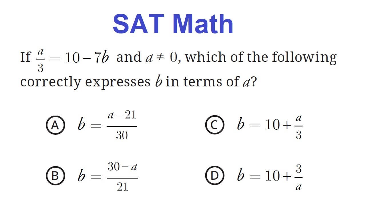 SAT Math - YouTube