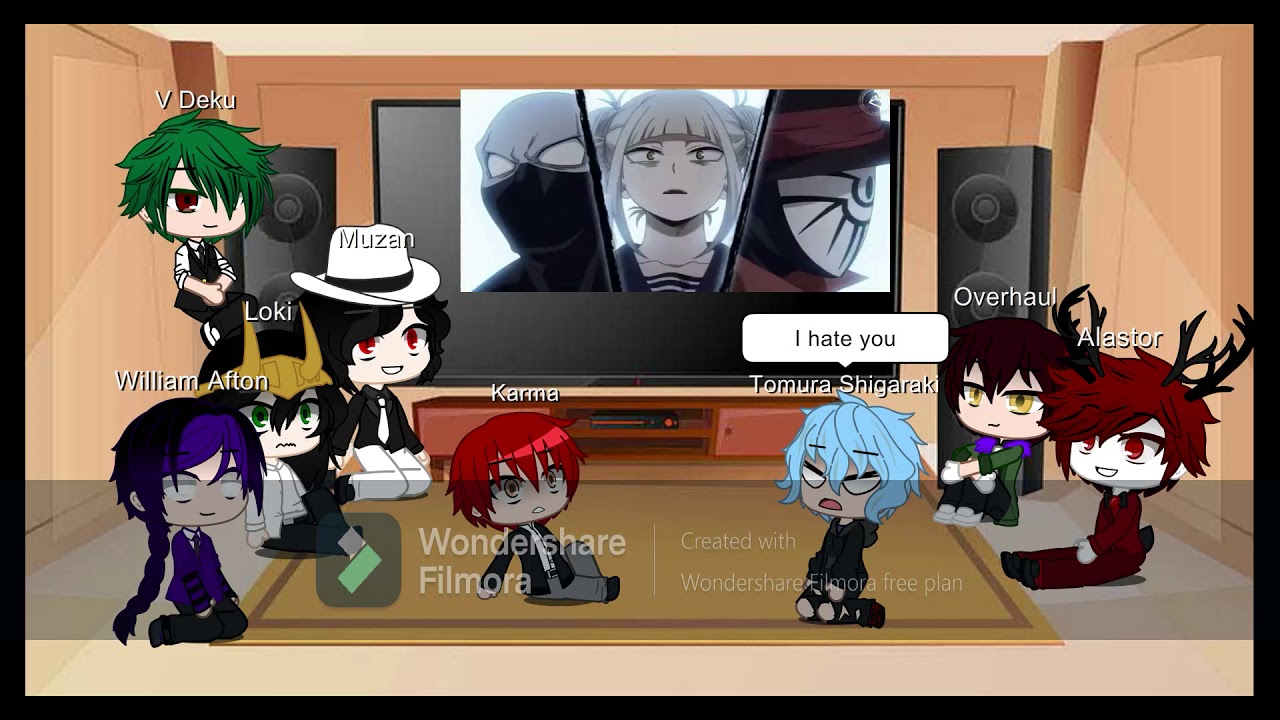 Fandom Villains react to AMV part 5 Gacha Club