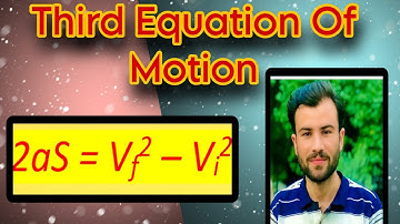 Third Equation Of Motion Class 9 physics Kinematics|prove 2as=Vf^2-Vi^2
