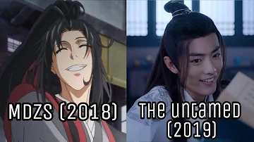 Mo Dao Zu Shi vs The Untamed Library Scene Comparison