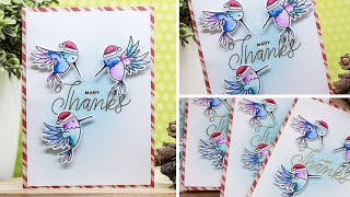 Christmas Thank You Card by Pretty Pink Posh
