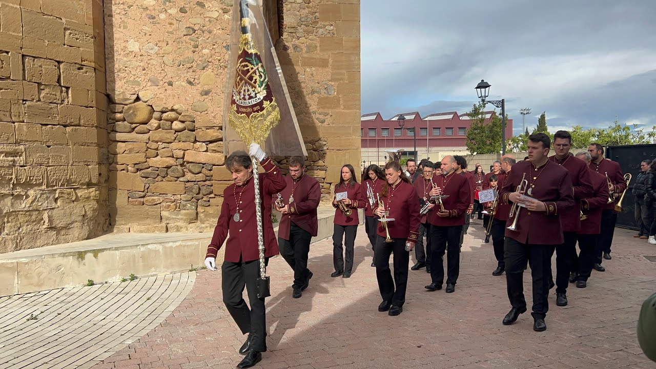 SEMANA SANTA 2025. Exaltación de la Cofradía la Flagelación de Jesús de Logroño en Agoncillo