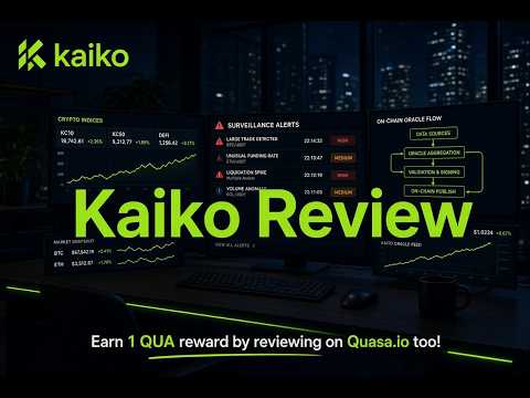 Kaiko – Institutional Crypto Data, Indices & Market Surveillance | Quasa.io