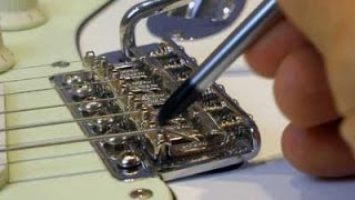 How To Set Up a Vintage Strat Six Bolts Screws Tremolo for Best Floating Performance