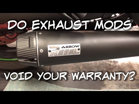 Do Aftermarket Exhaust Mods Void or Affect Your Motorcycle Warranty?